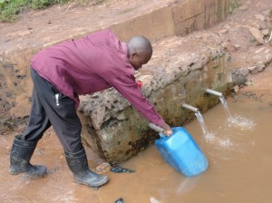 Kitale slum water