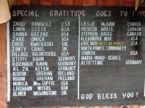 Recognition of Shana and Village Volunteers