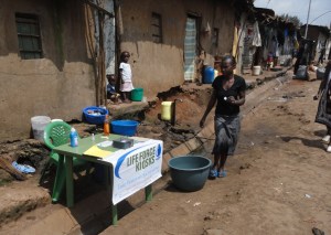  Life Force Kiosks stand in Kibera